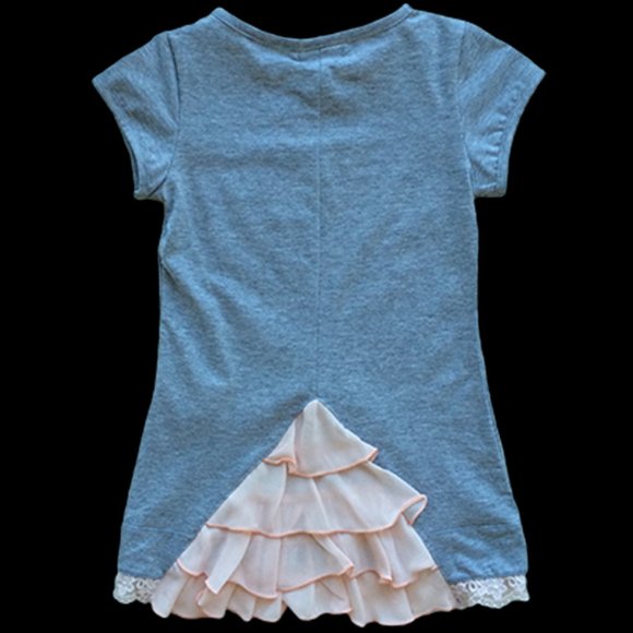 Fun & Fun Girl's Tunic Dress With Love & Leggings - Picture 3 of 3